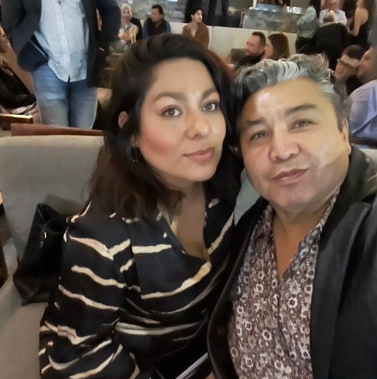 Roberto Tello con su novia Gabriela Renata Cuevas.