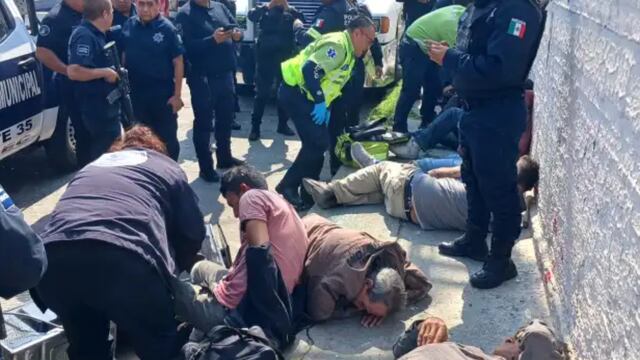 Detenidos en Santa Clara Coatitla, Ecatepec