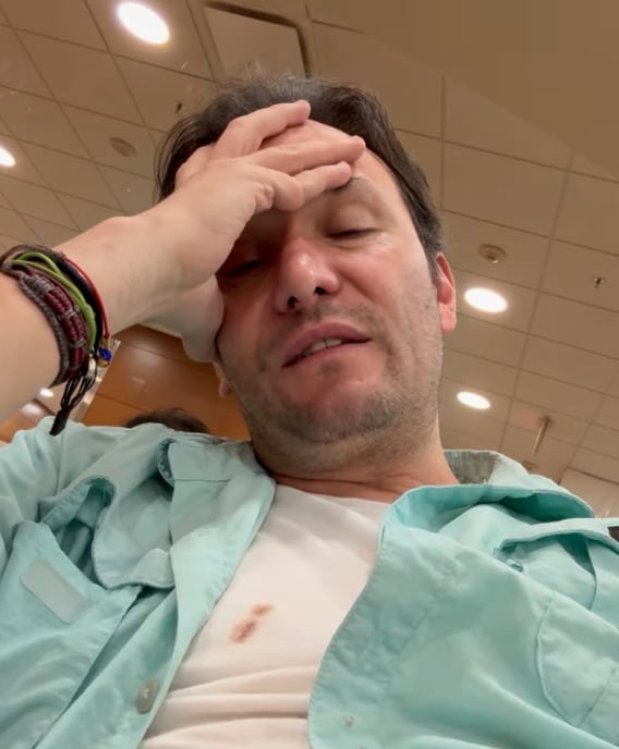 Rodrigo Cachero alarma a sus fans por video grabado desde el hospital; Kai su hijo menor se accidentó