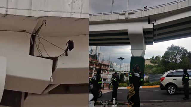 Sismo deja daños en puente vehicular de Viaducto Interlomas en Huixquilucan; Protección Civil descarta daños graves
