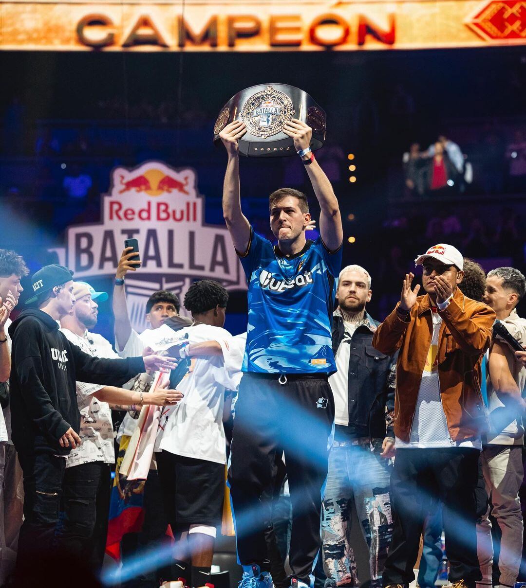 Chuty, campeón de la Red Bull Batalla de Gallos 2023.