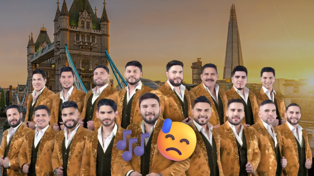 Corren a Banda El Recodo por tocar cerca del Tower Bridge de Londres
