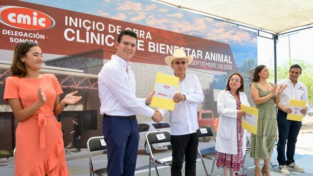 Alfonso Durazo arranca construcción de Clínica de Bienestar Animal