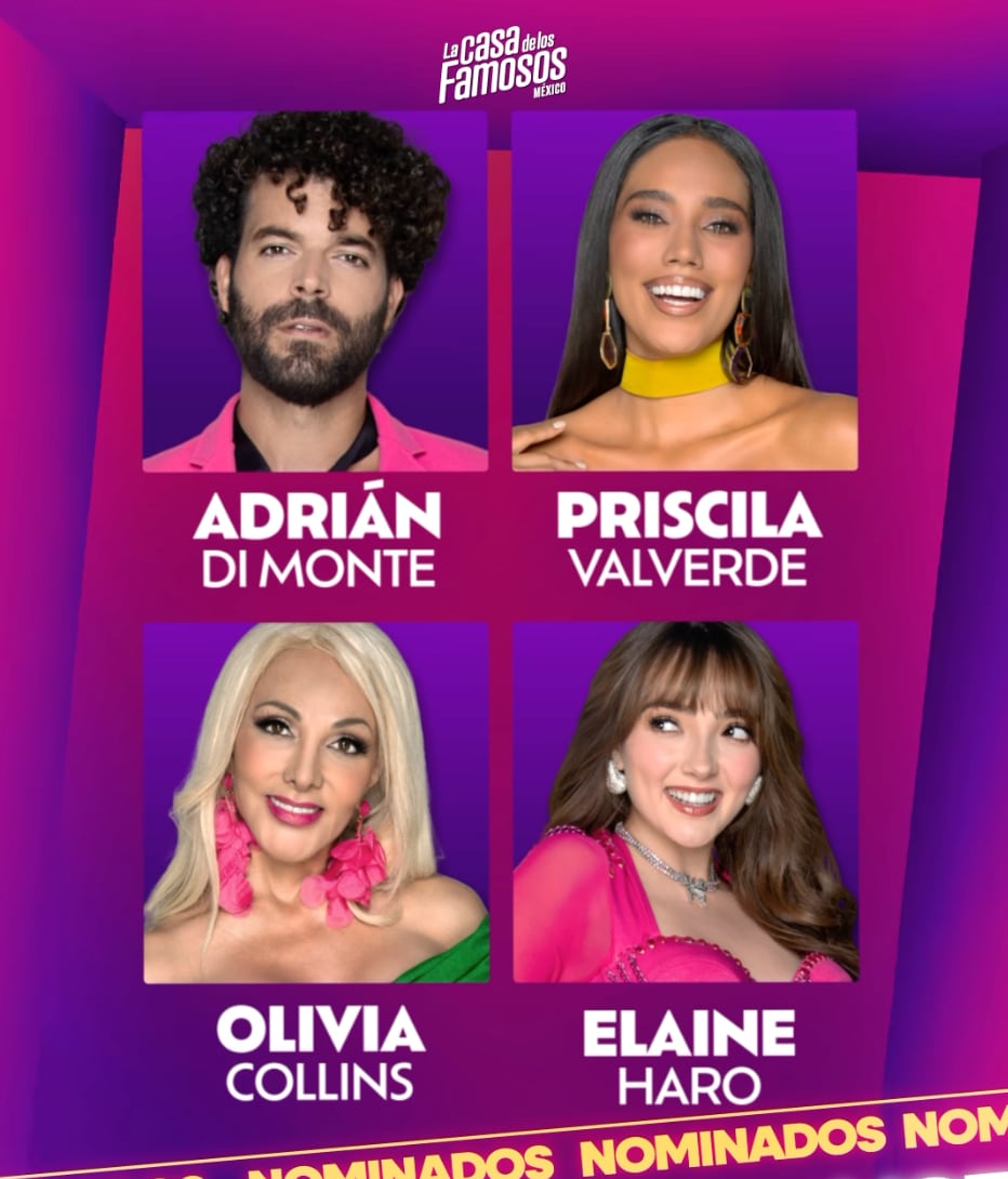 Nominados La Casa de los Famosos México 2025 al 3 de agosto