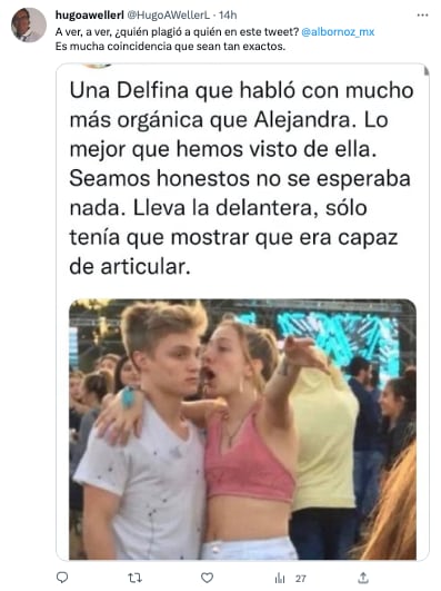 Atacan a Laisha Wilkins con memes por defender a Delfina Gómez