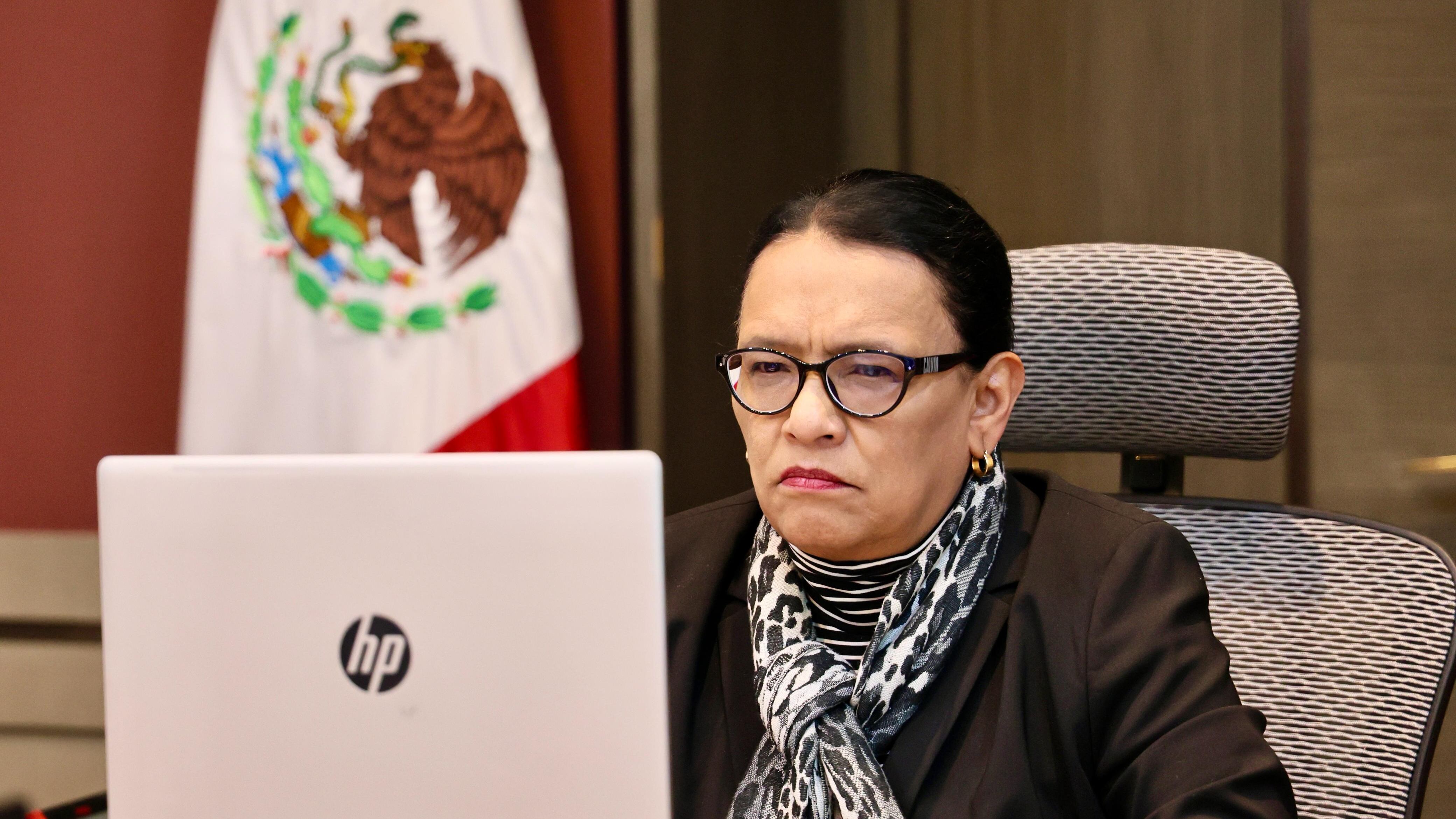 Rosa Icela Rodríguez continúa reuniones con el Gobierno de Michoacán por la paz