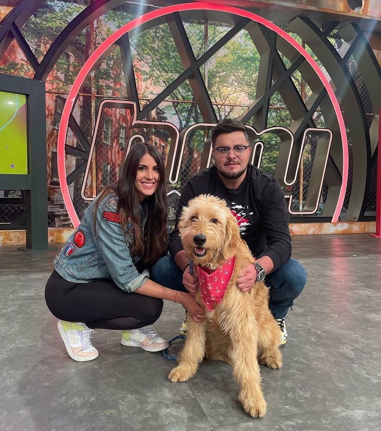 Paul Stanley y su novia Joely Bernat.