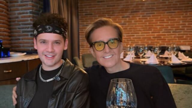 Charly Moreno junto a Daniel Bisogno