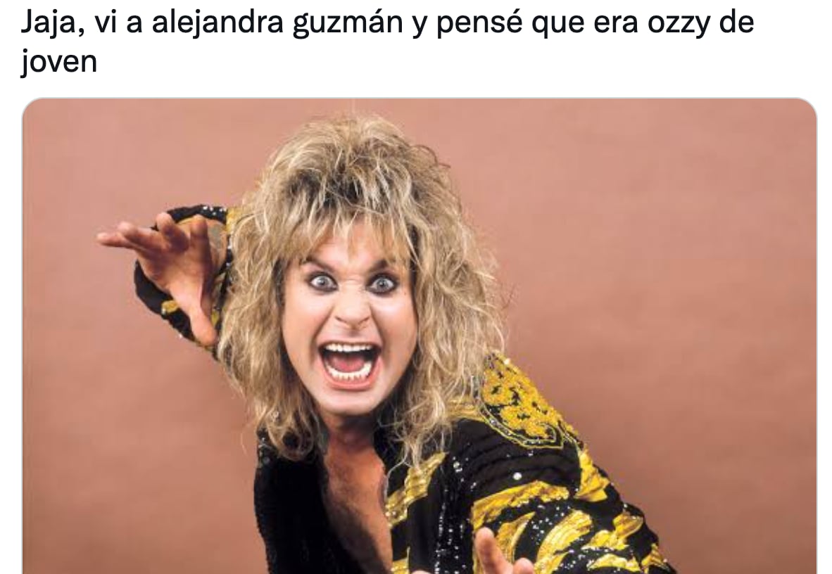 Memes del rostro de Alejandra Guzmán