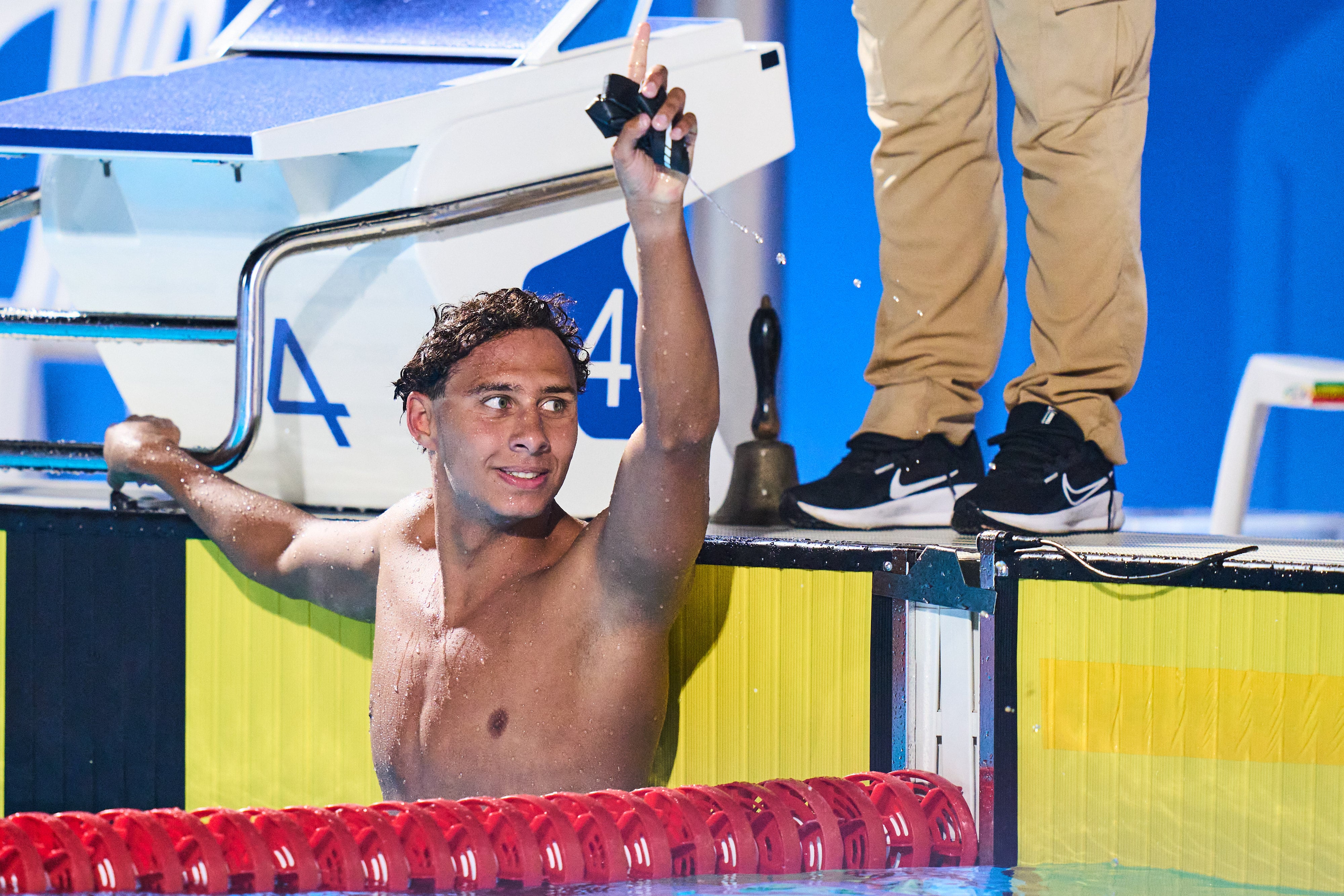 Paulo Strehlke conquista su tercer oro y rompe récord en Santo Domingo 2026.