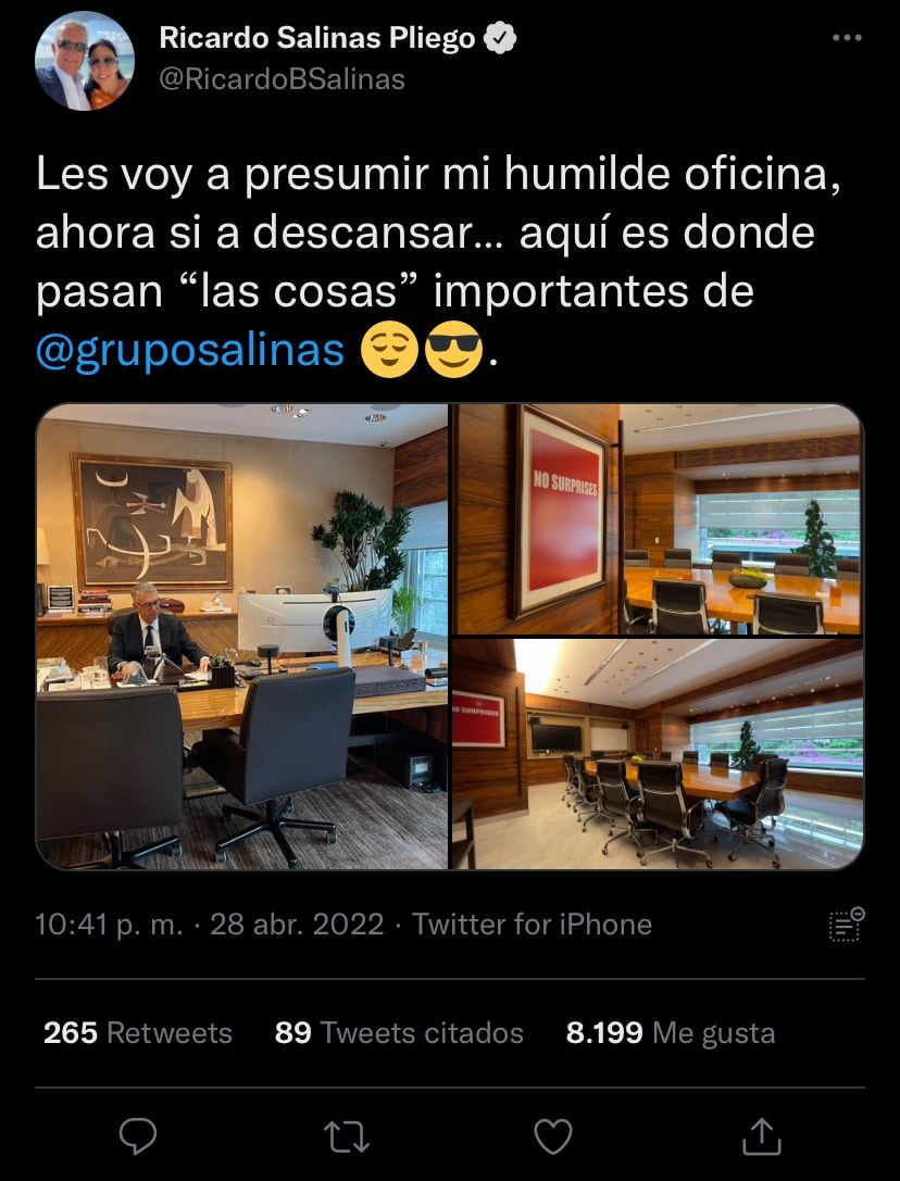 Oficina Ricardo Salinas Pliego