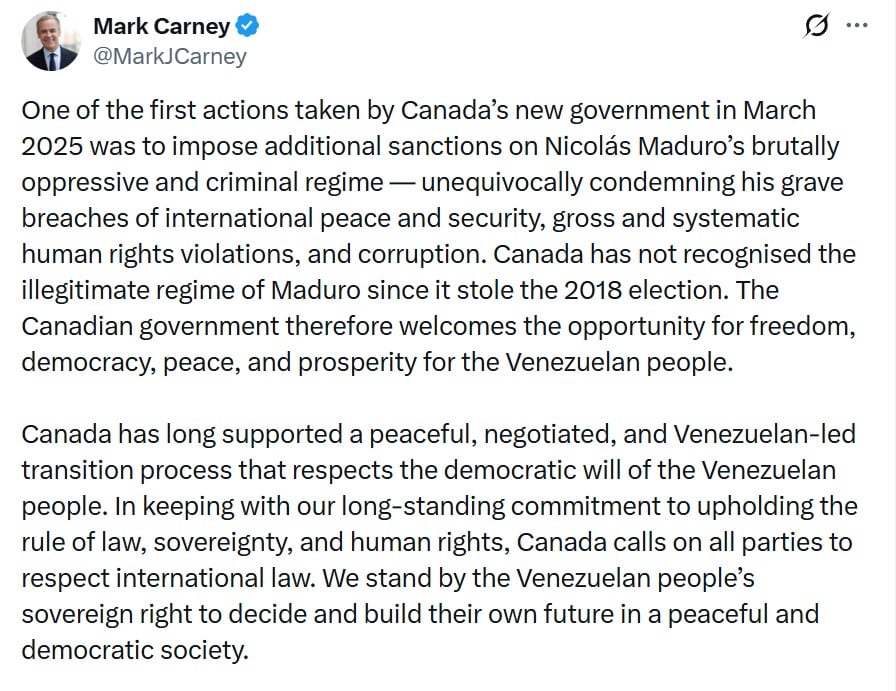 Reacción mundial a detención de Nicolás Maduro