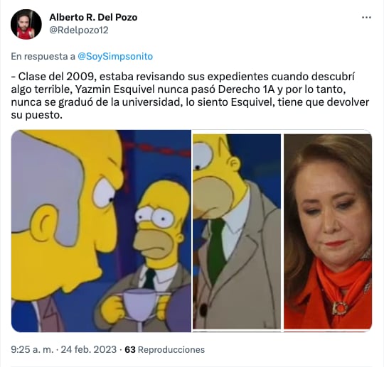 Memes a Yasmín Esquivel por plagio de tesis de Doctorado