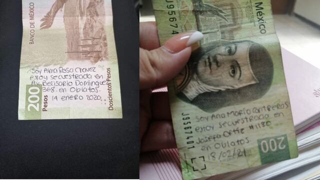 Biletes de 200 secuestro Guadalajara