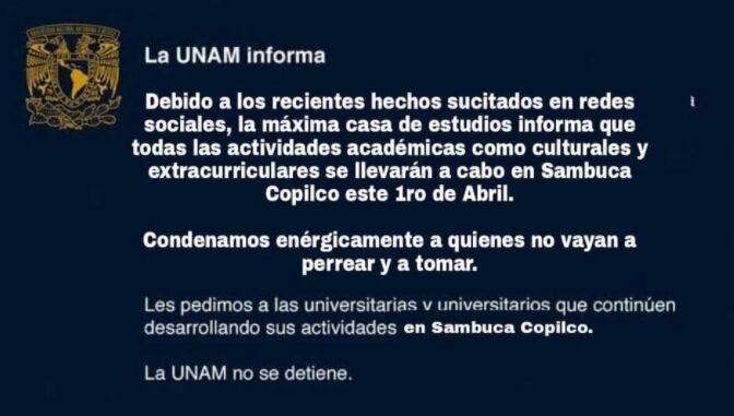 Meme por inauguración de Sambuca Copilco