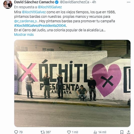 Xóchitl Gálvez es tendencia por error de sus bots