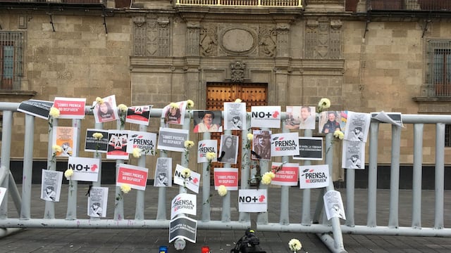 Memorial de periodistas asesinados en México