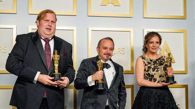 Michellee Couttolenc, Jaime Baksht y Carlos Cortés