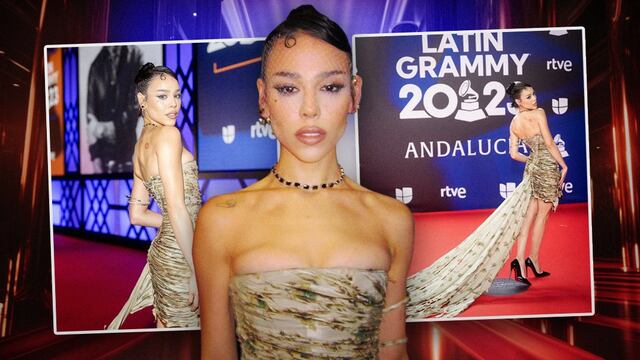 Danna Paola impacta con su vestido en los Latin Grammy 2023