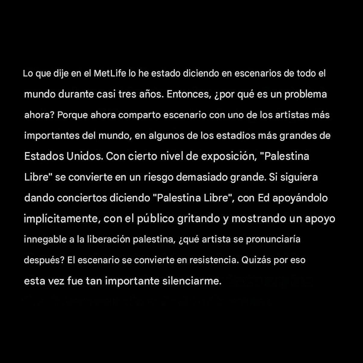 Macklemore se pronuncia sobre su retiro de la gira de Ed Sheraan por su mensaje pro Palestina.