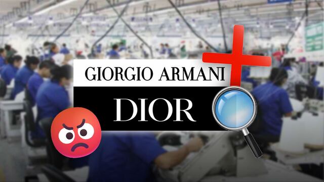 ¿Mucho lujo? Las marcas Armani y Dior están siendo investigadas por explotación laboral