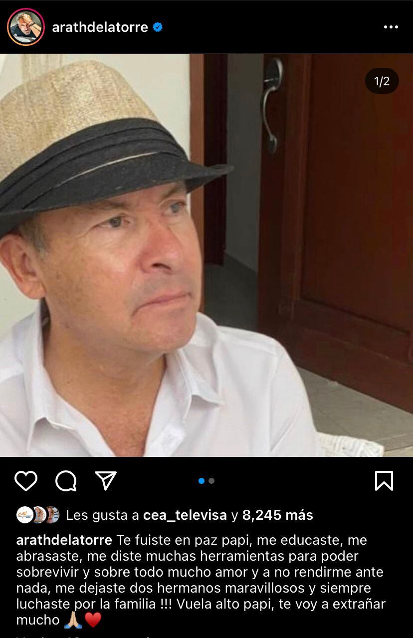 Papá de Arath de la Torre