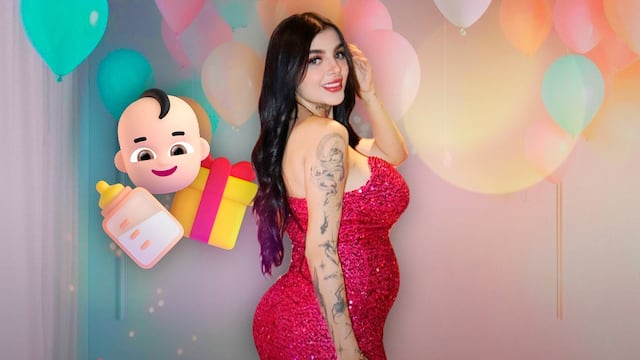 Karely Ruic celebra baby shower de Madisson con sexy vestido rojo
