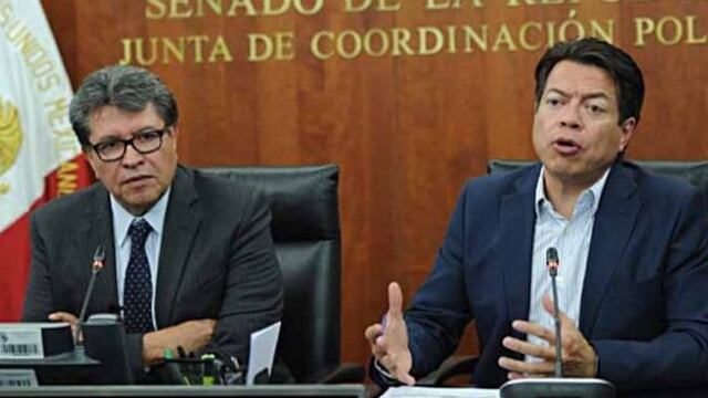 Mario Delgado y Ricardo Monreal