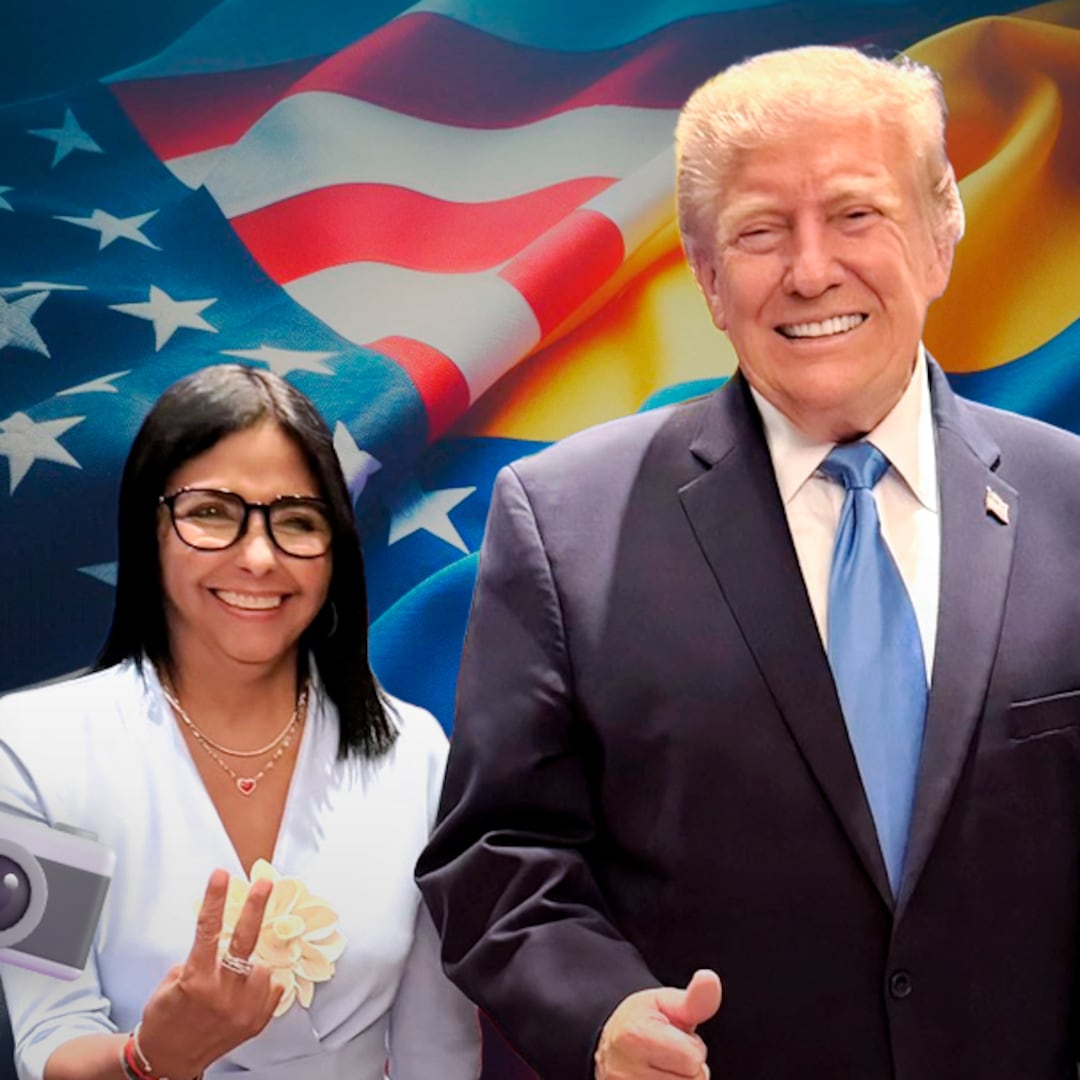 Delcy Rodríguez y Donald Trump: la foto de su encuentro en Nueva York