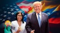 Delcy Rodríguez y Donald Trump: la foto de su encuentro en Nueva York