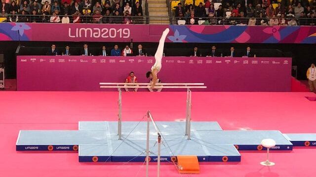 Núñez se impuso en las barras paralelas