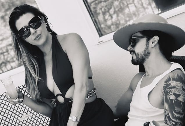Alicia Machado y Christian Estrada