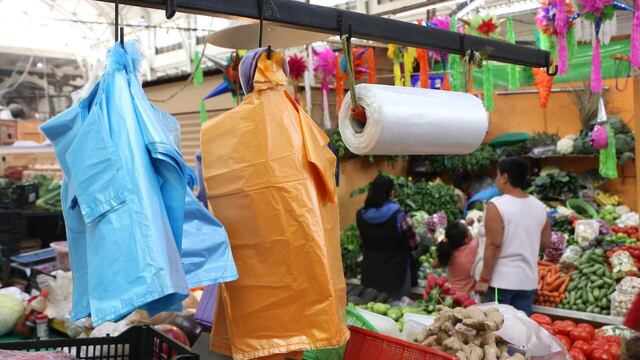 Bolsas de plástico.