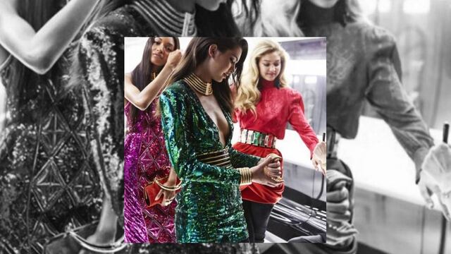 Este video nos muestra a la modelo de las Kardashian en una sesión fotográfica futurista para la colección que la firma francesa creó para la cadena Sueca. 