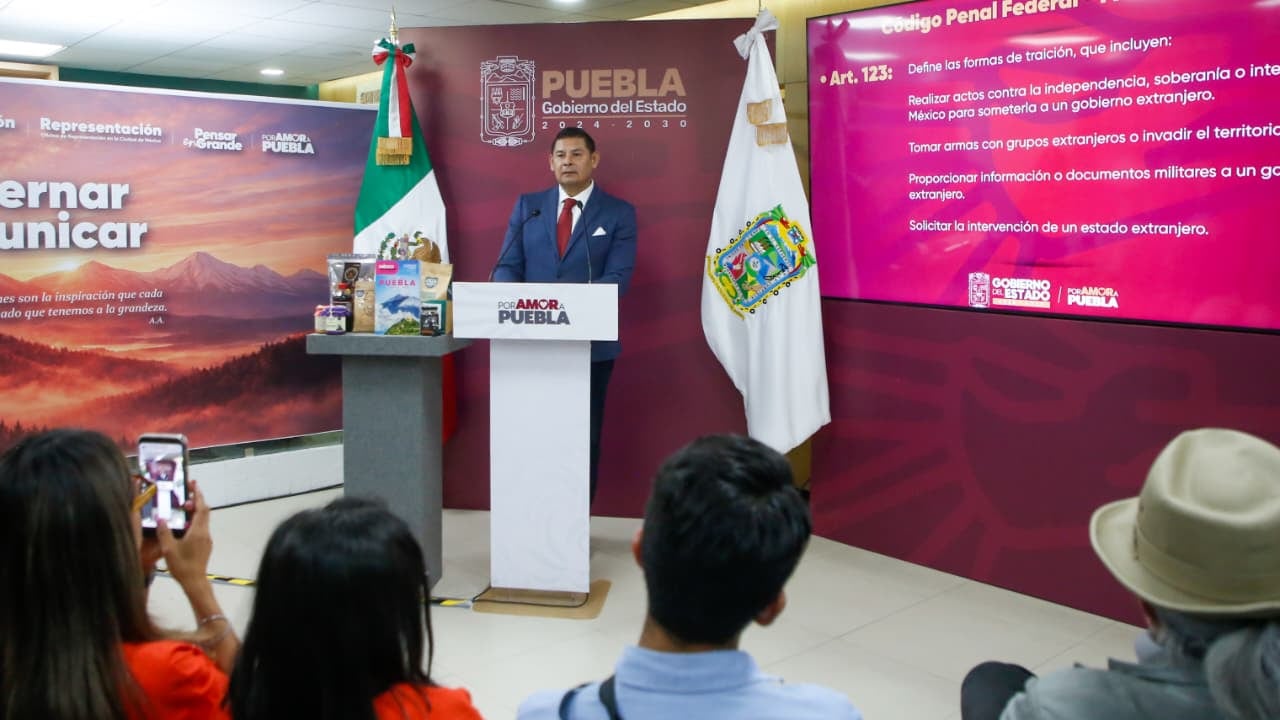 Alejandro Armenta respalda a Claudia Sheinbaum ante injerencia de Estados Unidos