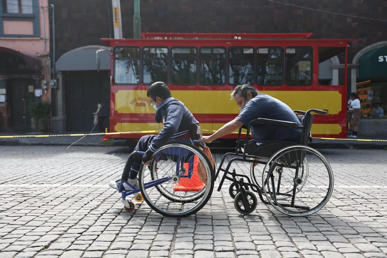 Coyoacán lleva a cabo ‘Rodada con Causa’ para la accesibilidad de las personas en silla de ruedas