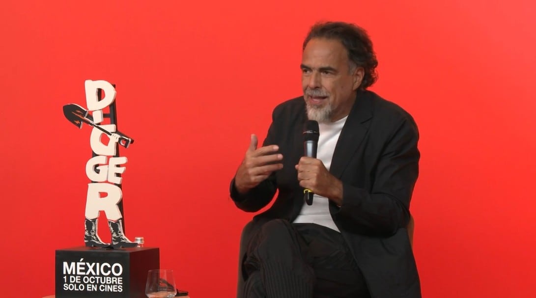 Alejandro González Iñárritu en conferencia de Digger