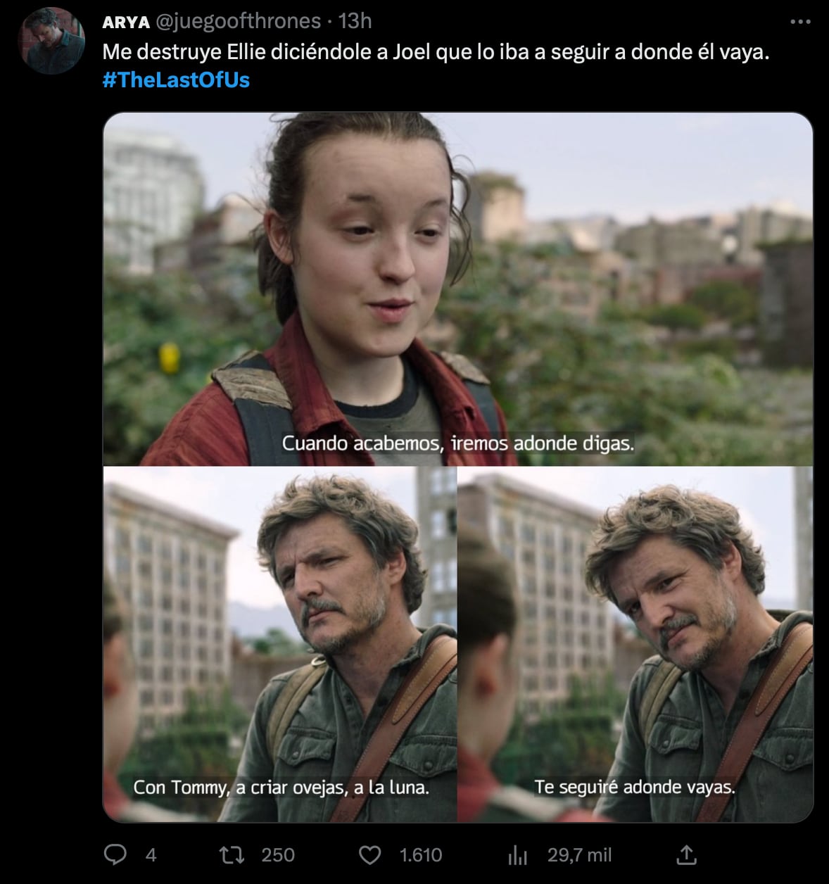 Los memes del final de temporada de The Last Of Us demuestran que nos quedamos sin estabilidad emocional