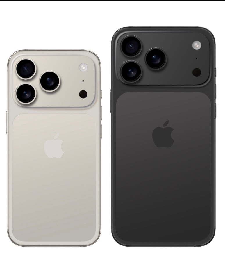 Maqueta iPhone 17 Pro y iPhone 17 Pro Max
