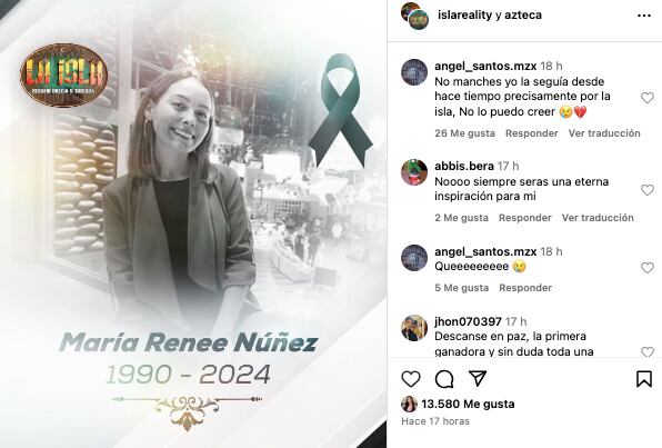 Muere María Reneé