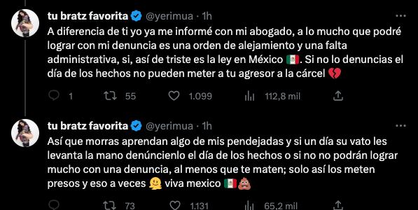 Yeri Mua ya buscó a un abogado para denunciar a Naim Darrechi