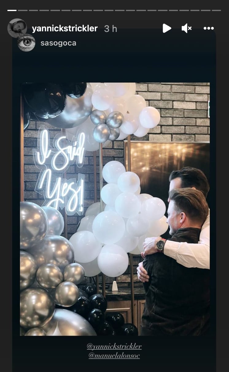 Yannick Strickler, hijo de René Strickler, se compromete con su novio