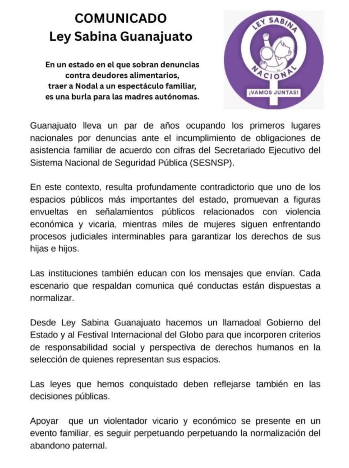Colectivos feministas piden que Christian Nodal no se presente en Guanajuato