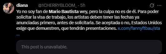 Reclamo de fan destapa lo que pasó con conciertos de Mario Bautista en Las Vegas