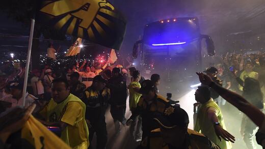 Afición de América recibe a Monterrey: "Tienen miedo, Rayados tienen miedo"