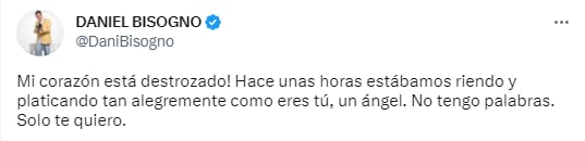 Daniel Bisogno estaba alegre con Maribel Guardia; no sabían de la muerte de Julián Figueroa.