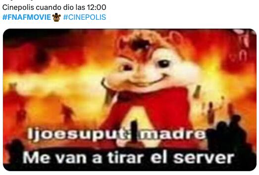 Memes de la preventa de Five Nights at Freddy’s en Cinemex