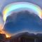 Una increíble nube arcoíris cubrió el cielo de China; la apodan ‘spray de unicornio’