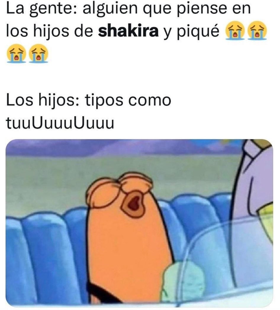 Meme de Shakira vs Clara Chia y Gerard Piqué tras la Music Session #53 con BZRP