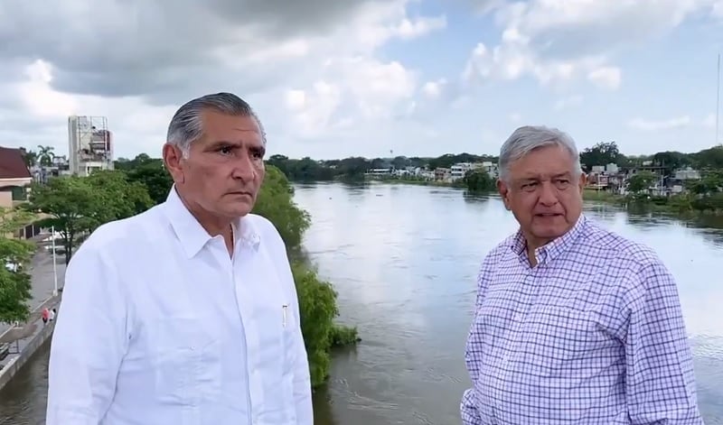 AMLO y Adán Augusto